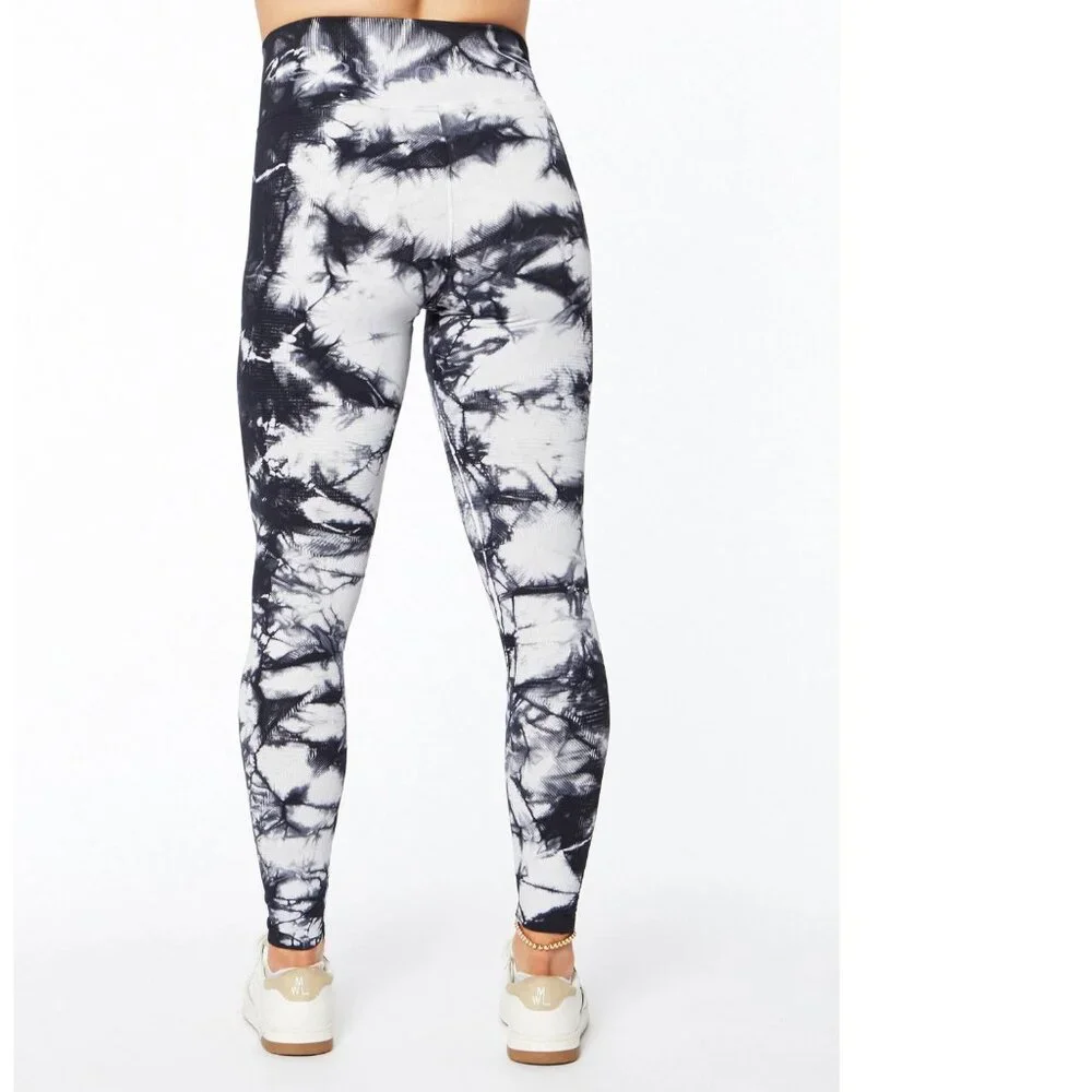 NUX One by One Seamless Legging Black Tie Dye - Picture 2 of 8